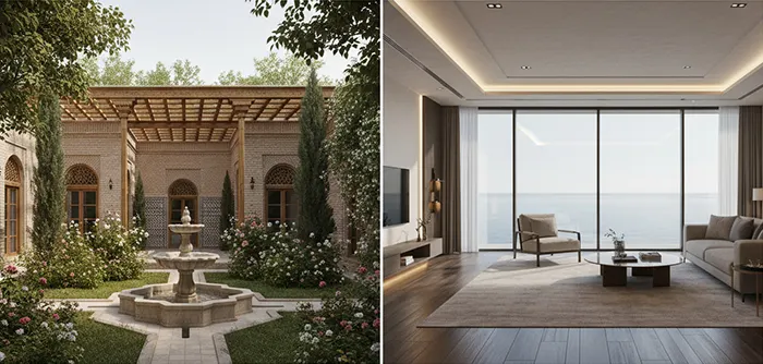 برج آفرینش یا ویلای شهرکی در رامسر